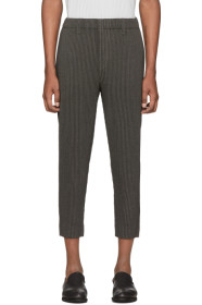 Homme Plissé Issey Miyake - Grey Wool-Like Light Trousers