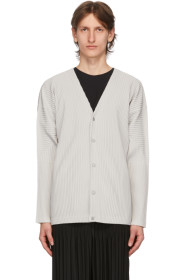 Homme Plissé Issey Miyake - 灰色 Basics 开衫