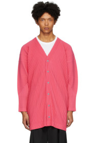 Homme Plissé Issey Miyake - 粉色 Basics 开衫