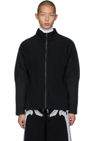 Homme Plissé Issey Miyake - Black Basics Zip-Up Jacket