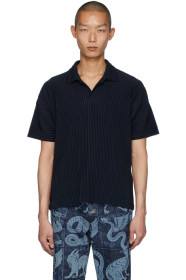Homme Plissé Issey Miyake - Navy Basics Polo