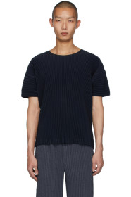 Homme Plissé Issey Miyake - Navy Basics T-Shirt