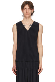 Homme Plissé Issey Miyake - Navy Basics Tank Top
