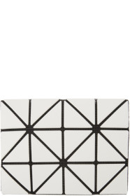 Bao Bao Issey Miyake - Off-White Triangulated Card Case