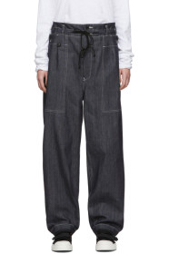 Y's - Indigo SI-Zipper PK Jeans