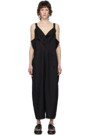 Y's - Black U-Strap Overalls