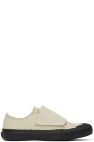 Y's - Off-White Canvas No. 8 Sneakers