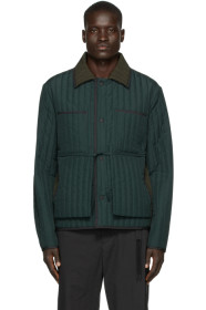 Craig Green - Blouson matelassé vert Worker