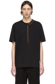 Craig Green - T-shirt noir Laced exclusif à SSENSE