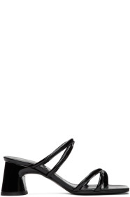 Dorateymur - Black Patent Arena Strappy Sandals