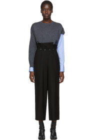 Enfold - Black Layered Trousers