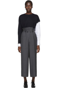Enfold - Grey Layered Trousers