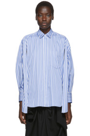 Enfold - White & Blue Multi Shirt