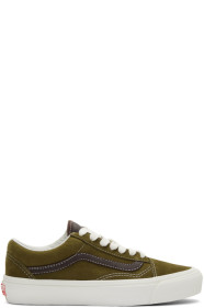 Vans - Green & Brown OG Old Skool LX Sneakers