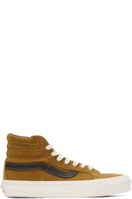 Vans - Brown Nubuck OG Sk8-Hi LX Sneakers