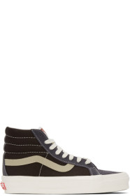 Vans - Blue & Brown OG Sk8-Hi LX Sneakers