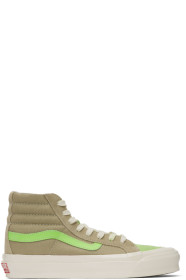 Vans - Green Suede OG 138 LX High-Top Sneakers
