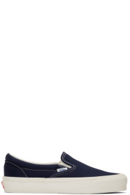 Vans - Navy OG Classic Slip-On Sneakers