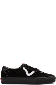 Vans - Black Suede Sport Sneakers