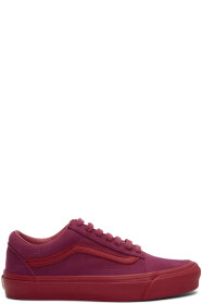 Vans - Pink Nubuck Old Skool LX Sneakers