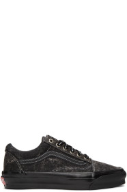 Vans - Black Jim Goldberg Edition Raised By Wolves OG Old Skool LX Sneakers