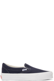 Vans - Navy OG Classic Slip-On Sneakers