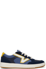 Vans - Navy & Yellow Serio Collection Lowland Cc Sneakers