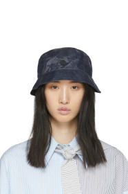 Maison Michel - Navy Denim Effect Malo Bucket Hat