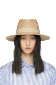 Maison Michel - Beige Straw Charles Hat
