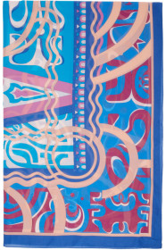Emilio Pucci - Blue Printed Long Pareo