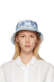 Blue Blue Japan - Blue Kago Bassen Bucket Hat