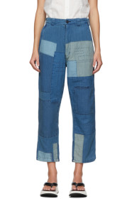 Blue Blue Japan - Blue Sashiko Patchwork Jeans
