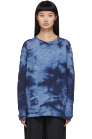 Blue Blue Japan - Blue Tie-Dye Sweatshirt