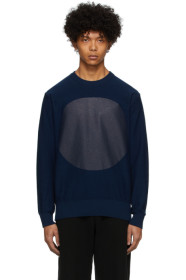 Blue Blue Japan - Pull bleu marine Big Circle