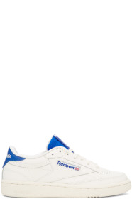 Reebok Classics - 灰白色 & 蓝色 Club C 85 运动鞋