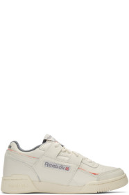 Reebok Classics - White & Red Workout Plus 1987 TV Sneakers