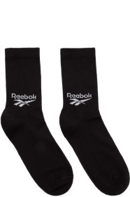 Reebok Classics - Three-Pack Black Crew Socks