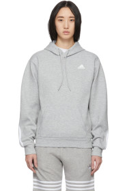 adidas Originals - 灰色 Original 3-Stripes 连帽衫