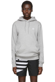 adidas Originals - 灰色 Trefoil Essentials 连帽衫