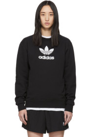 adidas Originals - 黑色 Adicolor 套头衫