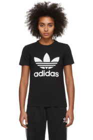 adidas Originals - 黑色 Trefoil T 恤
