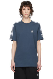 adidas Originals - 蓝色徽标 T 恤