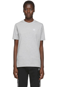 adidas Originals - 灰色 Trefoil Essentials T 恤