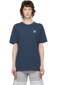 adidas Originals - 蓝色 Essentials Classics T 恤