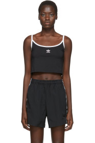 adidas Originals - 黑色细肩带背心