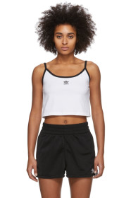 adidas Originals - 白色细肩带背心