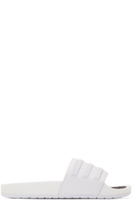 adidas Originals - Sandales blanches Adilette Boost