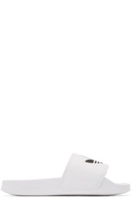 adidas Originals - 白色 Adilette Lite 凉鞋