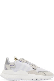 adidas Originals - Baskets blanches Nite Jogger édition 3M