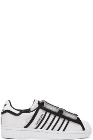 adidas Originals - White & Black Ji Won Choi & Olivia Blanc Edition Fashion Designer Series Superstar Sneakers